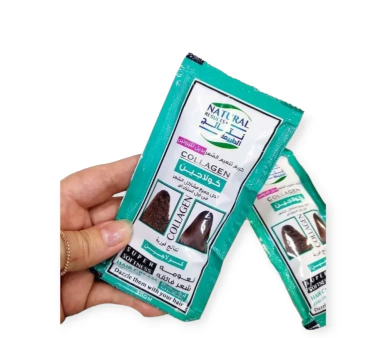 1 كيس كريم تنعيم الشعر بديل البروتين كولاجين 35 جرام من نتائج الطبيعة