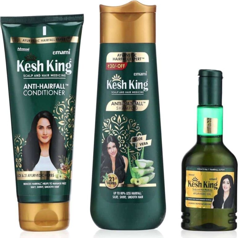 مجموعة كيش كينج للعناية بالشعر 3 قطع (شامبو + بلسم + زيت) | كيرلي ستورز