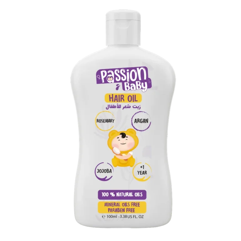 زيت شعر اطفال بالارجان والجوجوبا باشن بيبى 100مللى - تغذية ونعومة فائقة